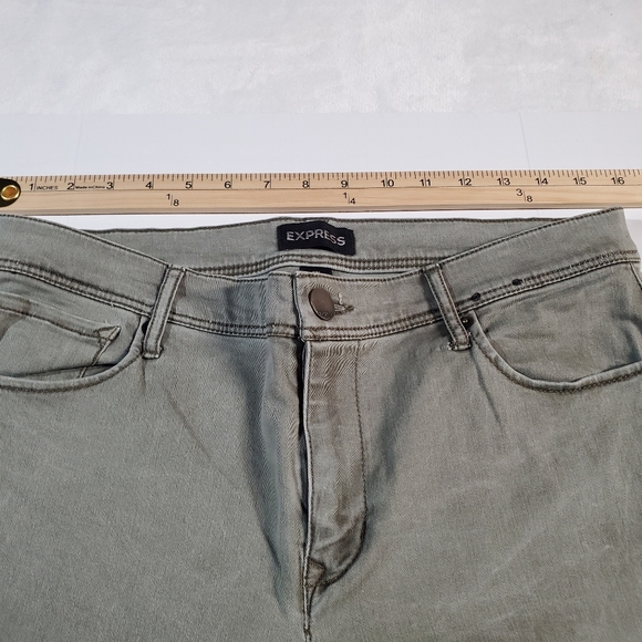 Express Women's Sage Skinny Jeans - Picture 4 of 8